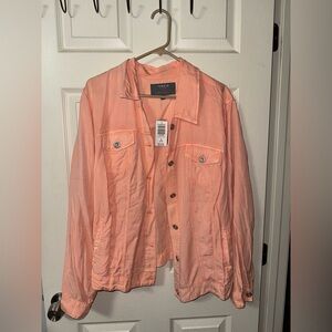 Torrid Women's Coral Jean Jacket